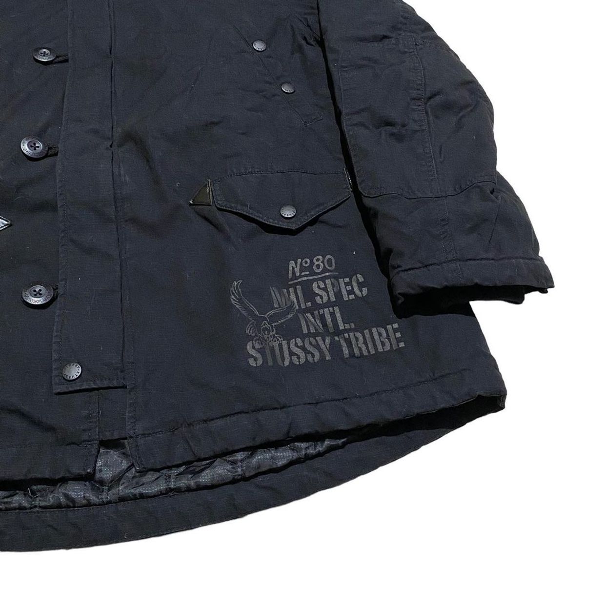 Stussy Parka Pria black, foto 3